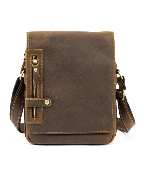 Місткий чоловічий месенджер з клапаном Tiding Bag M39-001DB