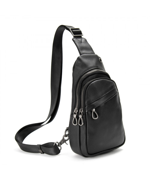 Слінг гладкий шкіряний TIDING BAG 8007A