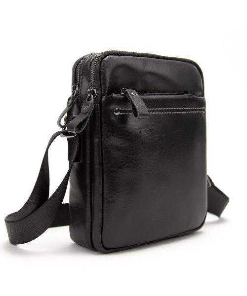 Чоловіча шкіряна сумка через плече Tiding Bag 8713A