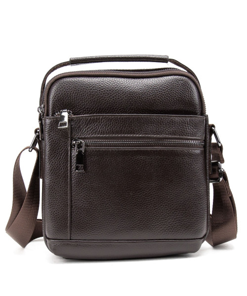 Чоловіча шкіряна сумка месенджер Tiding Bag A25F-2217DB
