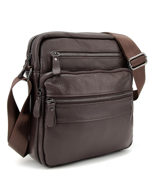 Чоловіча шкіряна сумка через плече Tiding Bag M56-9981C