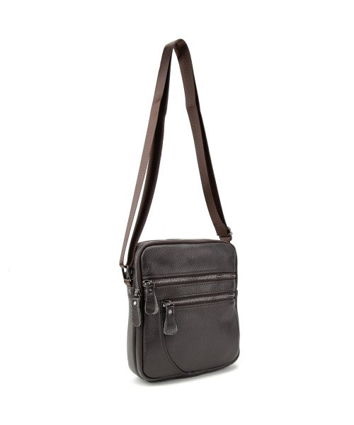 Чоловіча шкіряна сумка через плече Tiding Bag M56-3646-1C