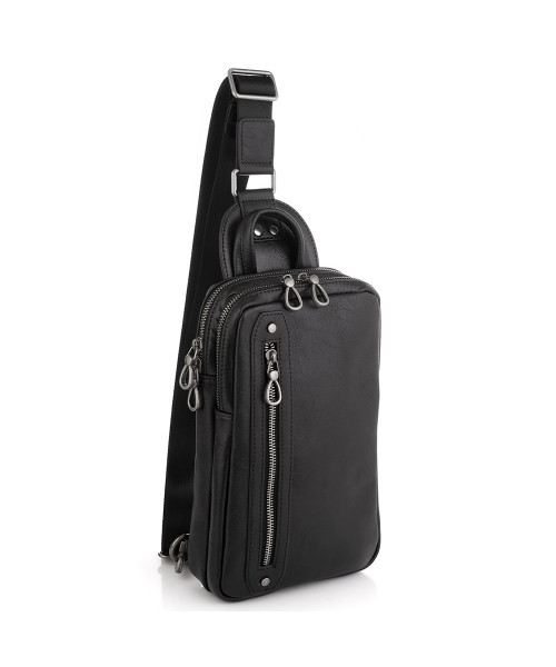 Сумка-слінг чоловіча шкіряна Tiding Bag 9801A