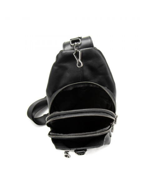 Слинг с замком кожаный TIDING BAG A0011A