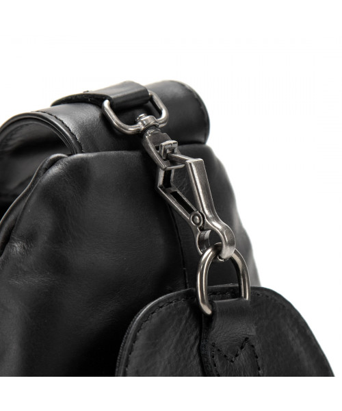 Слинг с замком кожаный TIDING BAG A0011A