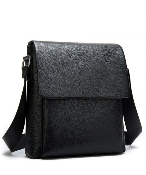 Чоловіча якісна шкіряна сумка через плече Tiding Bag A25-1278A