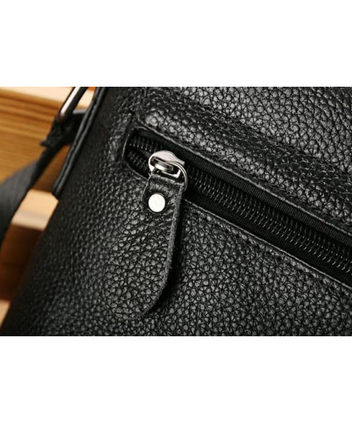 Чоловіча якісна шкіряна сумка через плече Tiding Bag A25-1278A