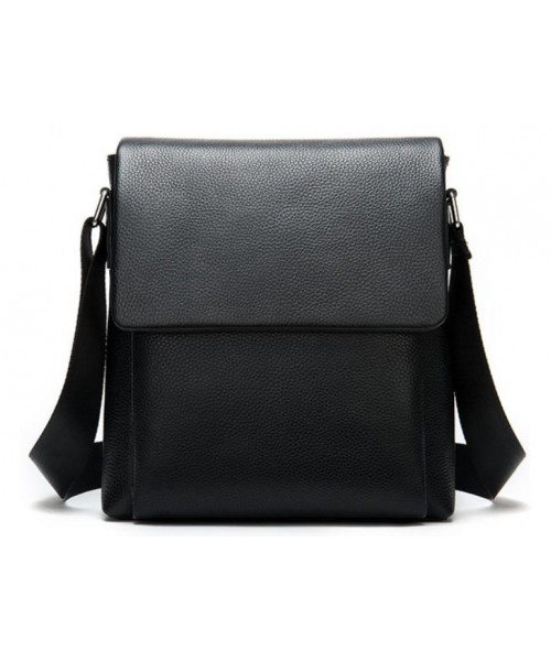 Чоловіча якісна шкіряна сумка через плече Tiding Bag A25-1278A