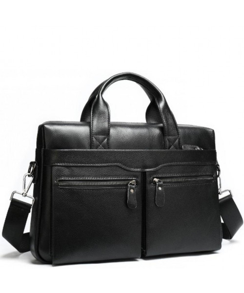 Office men's leather bag for laptop and documents Bexhill A25-7122A