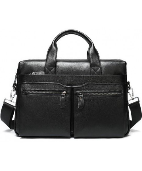 Office men's leather bag for laptop and documents Bexhill A25-7122A