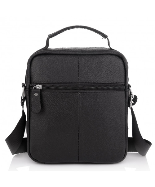 Shoulder bag black men's leather Tiding Bag A25F-1436A