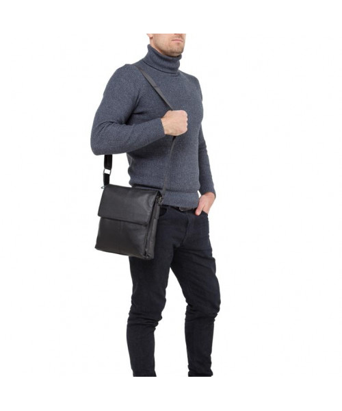 Men's Leather Messenger Tiding Bag A25F-8871A