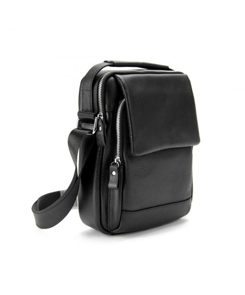 Месенджер шкіряний з ручкою Tiding Bag A25F-FL-9747A