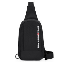 Textile men's shoulder bag Confident AT09-T-24006A