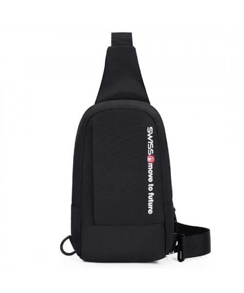 Textile men's shoulder bag Confident AT09-T-24006A