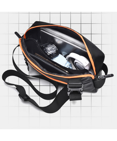 Black textile sling bag Confident ATN02-Z0344A