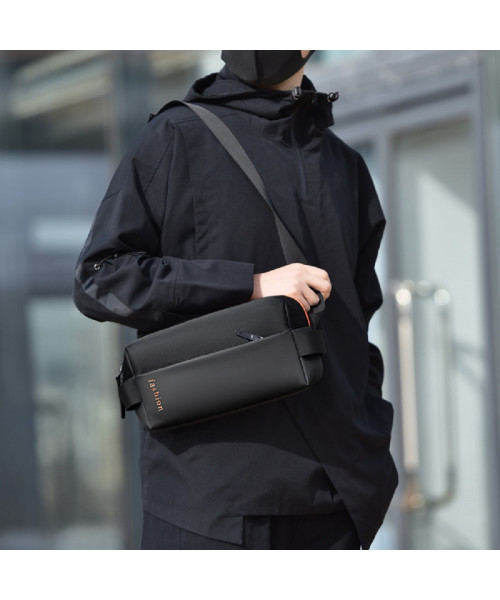 Black textile sling bag Confident ATN02-Z0344A