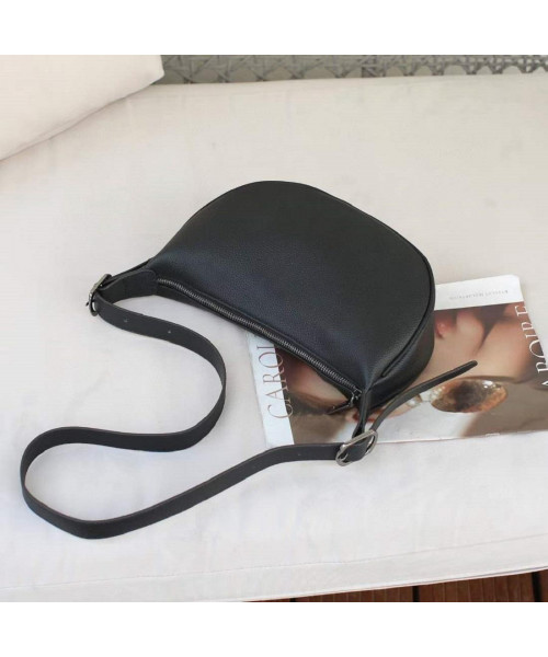 Женская черная маленькая черная сумка Olivia Leather B24-W-6599A