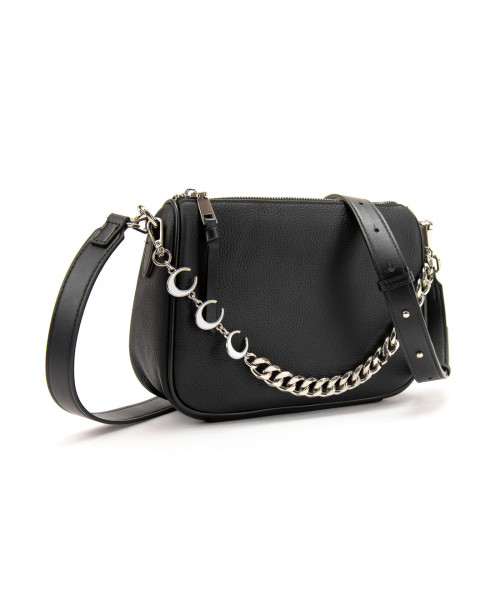 Елегантна шкіряна сумочка з ланцюжком Olivia Leather B24-W-99130A