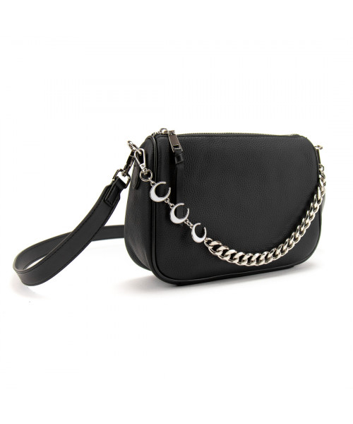 Елегантна шкіряна сумочка з ланцюжком Olivia Leather B24-W-99130A