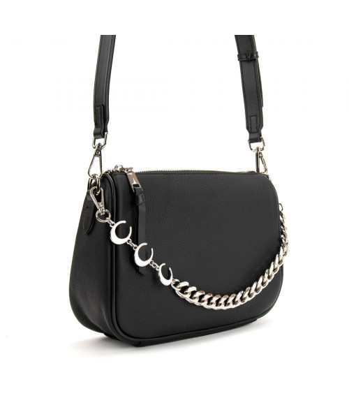 Елегантна шкіряна сумочка з ланцюжком Olivia Leather B24-W-99130A