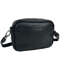 Crossbody women's black leather Tavinchi CH-025A-LV