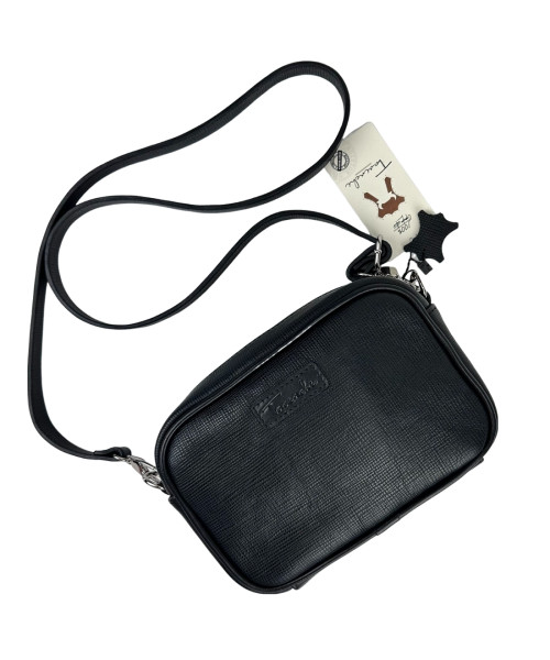 Crossbody women's black leather Tavinchi CH-025A-LV