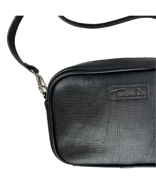 Crossbody women's black leather Tavinchi CH-025A-LV