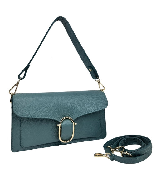 Women's blue bag Firenze Italy F-IT-1012LBL