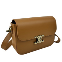 Firenze Italy caramel crossbody leather handbag F-IT-1018C-S