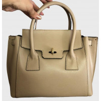 Women's powder-colored leather bag Firenze Italy F-IT-1033P-S
