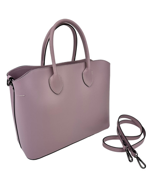 Stylish women's smooth bag Firenze Italy F-IT-7602PM-R