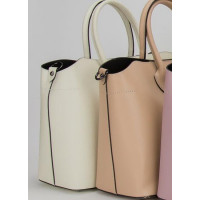 Stylish women's smooth bag Firenze Italy F-IT-7602WB