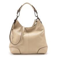 Firenze Italy F-IT-7621B large genuine leather shopper bag