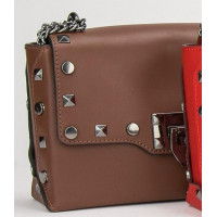 Women's leather bag with chain Firenze Italy F-IT-9813C