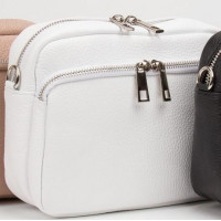 Women's leather handbag with a wide belt Firenze Italy F-IT-9830-1W