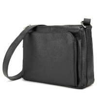 Firenze Italy F-IT-9850A soft women's handbag with three compartments