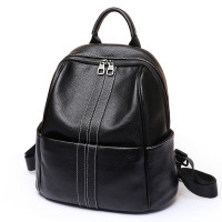 City-format leather backpack Olivia Leather F-NWBP27-88881A