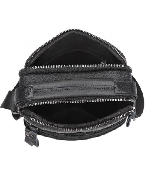 Шкіряний месенджер на два відділи Tiding Bag FL-A25F-2218A