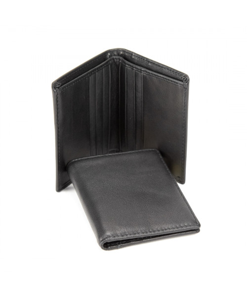 Портмоне маленьке вертикальне з гладкої шкіри Tiding Bag M39-6092-2A