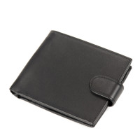 Tiding Bag M39-8069BRA Black Button Coin Purse