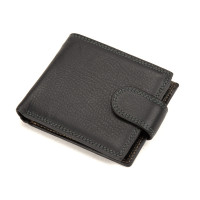 Кошелек мужской кожаный на кнопке Tiding Bag M39-FA26-1A