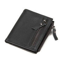 Soft leather purse with button Tiding Bag M39-FA852A