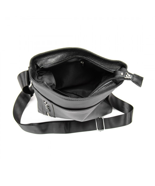 Месенджер чорний з клапаном Tiding Bag M56-17195A