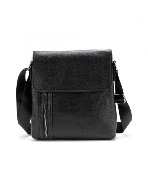 Месенджер чорний з клапаном Tiding Bag M56-17195A