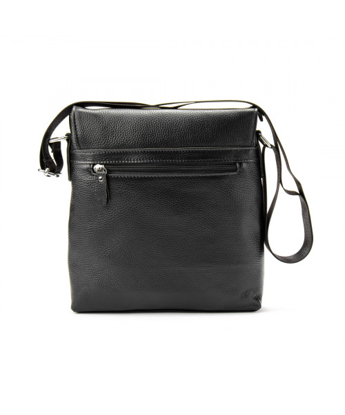 Месенджер чорний з клапаном Tiding Bag M56-17195A