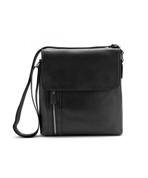 Месенджер чорний з клапаном Tiding Bag M56-17195A