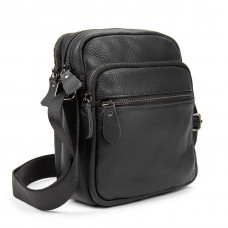 Шкіряний невеликий месенджер на два відділи Tiding Bag M56-2004A