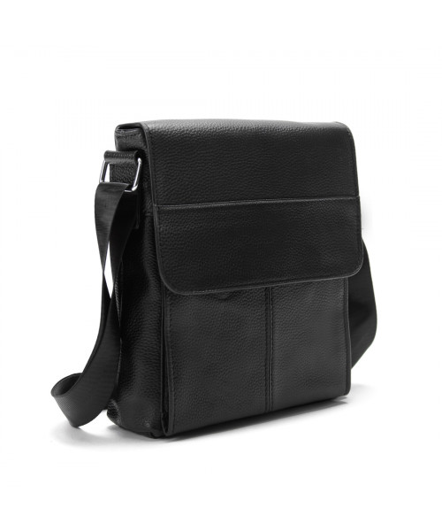 Зручний шкіряний месенджер з клапаном на магнітах Tiding Bag M56-3656A