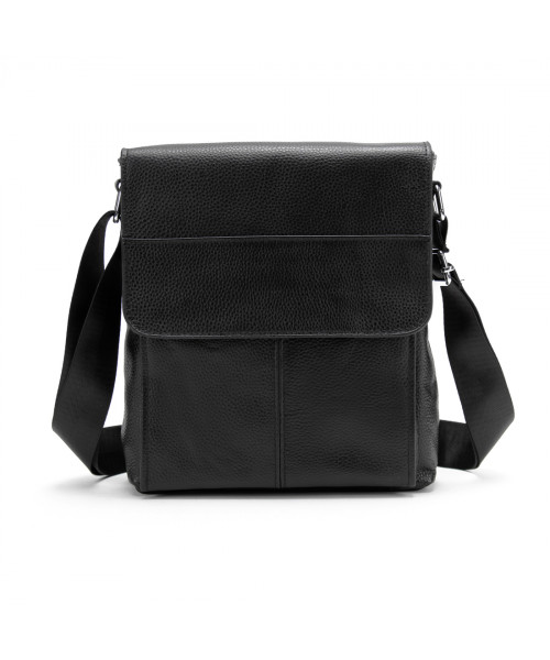 Зручний шкіряний месенджер з клапаном на магнітах Tiding Bag M56-3656A
